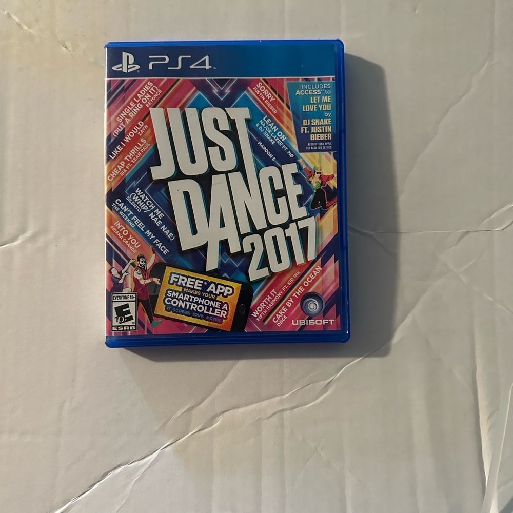 Just Dance 2017 for PS4 - Vibrant Blue Cover